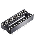Single socket from 30 Pack 20 Pin DIP IC Socket Kit, 2.54mm Pitch Solder Friendly DIP Socket Adaptor For PCB Boards And Breadboard Projects