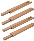 Top Notch Wooden Drawer Slides 14 Inch Center Track Set Of 4 Hella Smooth Centered Glides with T-design groove for cabinets.