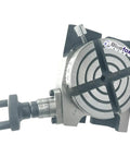 Built Tough 3 Inch Rotary Table For Milling And CNC Work Horizontal And Vertical Mount 4 T Slot Bolts 80mm Diameter Cast Iron Body