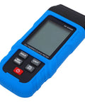 Professional Digital Thermocouple Gauge handles heavy duty work; blue handheld meter with K and J type probes for temperature tracking.