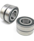 Top Shelf Si3n4 Ceramic Sealed Angular Contact Bearings 100X150X24 MM, showcasing durable ceramic structure for industrial use.
