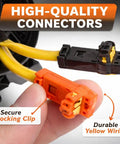 Top Tier Steering Clock Spring Tool Fits Toyota Tacoma Tundra Camry Corolla RAV4 features secure connectors with yellow wiring for easy installation.