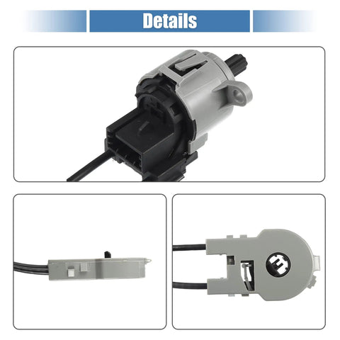 Premium A/C Heater Control Switch Replacement For Ford Focus 2000-2007 And Transit Connect 2010-2013 Easy Dash Swap detailing connectors and design.