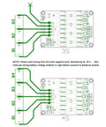 Premium 3S And 4S 12 Volt 5 Amp Active Battery Equalizer Balancer Module circuit diagram for lithium packs.