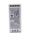 30W 5V DC DIN Rail Power Supply With 6A Output Wide Input 85 to 264 VAC Or 120 to 370 VDC Class I Division 2 Hazardous Location Auto Recovery Short Circuit Overcurrent and Overvoltage Protection For Rock Solid Global Installations, front view