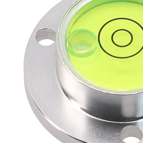 Close-up of Small Horizontal Bubble Level showing high sensitivity vial and metal flange detail.
