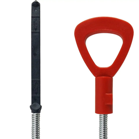 Mercedes Transmission Dipstick For 722.6 Transmissions With Illustrated Step By Step Instructions Replaces OEM 140589152100 shown