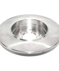 Rear Solid Disc Brake Rotor For Reliable Stopping Power, Precise Vehicle Fit, ABS Signaling Ready, shown from top angle