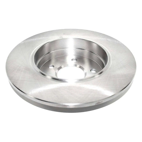 Rear Solid Disc Brake Rotor For Reliable Stopping Power, Precise Vehicle Fit, ABS Signaling Ready, shown from top angle