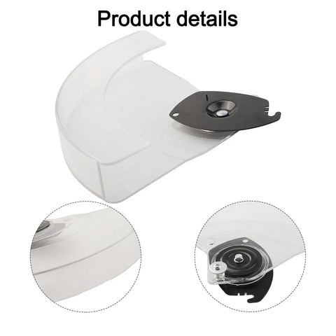 10 Inch Transparent Blade Guard For Electric Miter Saw Replacement Part Durable Plastic And Metal, Easy Install