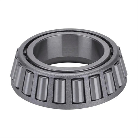 Close-up of a tapered bearing from GM Front Disc Brake Rotor Bearing And Seal Kit With Inner And Outer Tapered Bearings And Grease Seals.