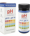 Soil PH Test Strips Kit With 100 Test Strips 0 To 14 PH Range Quick And Accurate Soil Tester For Plants Gardens Potting Mix Lawns