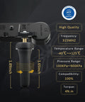 TPMS Sensor for GM Vehicles Including Chevy Silverado Equinox Camaro Cruze Express Tahoe Enclave Escalade GMC Buick Pontiac Saturn Saab and More Plug N Play Direct Fit OE 13598771 Compatible, 315MHz sensor