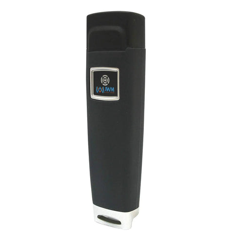 Rugged IP67 Waterproof 125kHz RFID Guard Tour System For Security Pros With Intuitive No Fuss Button Free Operation shown in black.