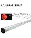 Heavy Duty Air Cylinder Pneumatic Cylinder Aluminum Alloy Double Acting Single Rod Bore 1.5 Inch Stroke 40 Inch Model SC 40 X 1000 with adjustable nut