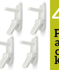 4 Pack Door Lever Locks For Toddlers Babyproofing Made Easy No Tools Needed One Hand Operation Durable ABS With 3M Adhesive