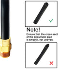 Push To Connect Pneumatic Fittings Set 1 Quarter Inch Tube OD And 1 Eighth Inch NPT Male DOT Air Brake Line Brass connectors