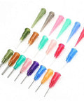 Assorted colored tips for 20 to 30cc Syringe Flux Dispenser For SMT SMD PCB Soldering Paste Adhesive Glue Liquid Flux EFD
