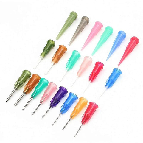 Assorted colored tips for 20 to 30cc Syringe Flux Dispenser For SMT SMD PCB Soldering Paste Adhesive Glue Liquid Flux EFD