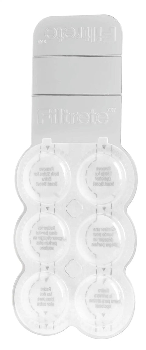 Whole House Air Freshener With Scent Boost Technology, six-pack, easy to attach to any filter, translucent design