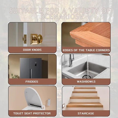 Various uses for Clear Edge Protector Strip For Baby Proofing 32.8ft Thick Soft Corner Guards For Furniture Kid Safe Bumper Tape