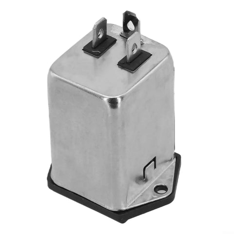 IEC Input Module With EMI Filter And Fuse 250V AC 10A Power Outlet For Industrial Electronics Office And Test Equipment Noise Suppression Component CW2A/AR Great For Pro Shops And Labs In Real World Use, metal housing