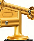 Detail of Portable Gas Camping Heater For Tent Garage And Workshop with gold-colored parts and adjustable knob.