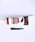 Tube of all purpose quick dry shoe glue for sneakers boots and sandals, clear flexible bonding sealant for leather rubber canvas repairs