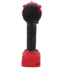 Fockety Cordless Metal Shear With 360 Rotating Head And LED Light For Cutting Stainless Steel Iron Carpet Leather Cardboard Portable Electric Power Tool viewed from the front.