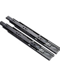 Set Of 2 Dope Quiet Drawer Slides For 8 To 20 Inch Drawers, 45mm Track Width, Three-Section Rail System, Smooth Glide And Silent Close Hardware