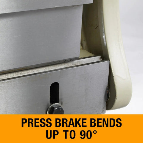 Shop Ready 52 Inch Combination Metal Shear Brake And Manual Slip Roll Machine Built Tough For Bending 20 Gauge Steel And 16 Gauge Aluminum Sheets Like A Real Pro