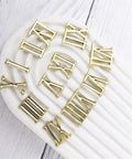 Gold Roman numerals from 12 Piece Clock Numerals Kit For DIY Repair Arabic And Roman Digits Quartz Wall Clock Parts in Three Colors