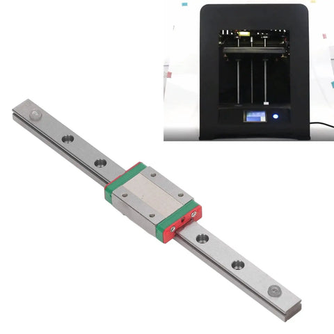 Miniature Linear Rail Slide With Bearing Steel Build For Heavy Duty Quiet Low Friction Motion Interchangeable Parts Industrial Grade Precision For Solar Gear And Other Industrial Automation Setups on steel rail