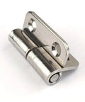 Close-up view of Left Lift Sliding Door Hinge 304 Stainless Steel Removable Design For Quick Fixes Easy Repair Smooth Operation Heavy Duty Hardware