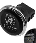 Keyless Start Ignition Push Button Switch For Chrysler Jeep Commander Grand Cherokee Dodge Challenger Durango Charger Town And Country Grand Caravan Replacement 1FU931X9AC 33370101 Direct Fit Easy Install