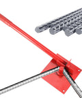 Steel Rod Bender For 8mm And 10mm Metal Rods Heavy Duty Metal Bending Tool with red handle bending rods