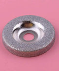 50mm Diamond Grinding Wheel Circle Disc For Tungsten Steel Milling Cutter Tool Sharpener, silver metal, on pink background