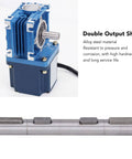 Dual Output Worm Reducer Shaft 18mm Diameter 164mm Length Heavy Duty Bearing Capacity Low Noise High Hardness Premium Alloy Steel