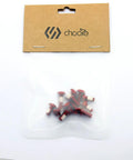 Red Mountain Bike Brake Disc Rotor Bolts Beefy Stainless T25 Steel Six Bolt Hardware in packaging