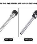 Heavy Duty Collet Straight Shank Holder Extension Bar For CNC Milling And Lathe With Nut, Ground ER16 Chuck Rod New and old models displayed.