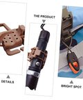 3 Pack Flashlight Buckle Clips Built Tough Durable Outdoor Gear Clamps With Quick Release For Whistle And Backpack Strap