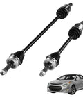Hyundai Sonata Front CV Axle Shaft Assembly Set For 2011 2014 Two Piece Driver And Passenger Sides shown with car image