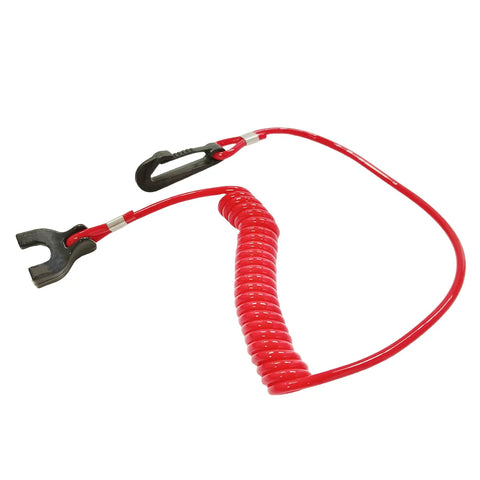 Boat Ignition Key Switch With Safety Lanyard Assembly For OMC Johnson Evinrude 40-200HP Outboard Motors Replacement 5005801 175974