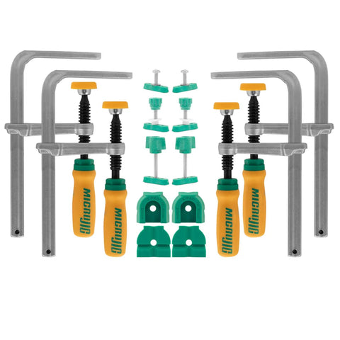 Matchfit Dovetail Clamp Set 4-Piece With Hardware Pack And X-Pad K4 For Jigs And Fixtures