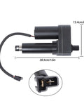 Direct Swap Round Baler Linear Actuator Replacement For Holland 848 853 855 Hay Gear Bearing GF12 1004 GF121004 Codes with 12in length.