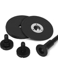 Two Inch Cut Off Wheel Kit With One Quarter Inch Stem Mandrel For Die Grinder And Rotary Tool Three Eighth Inch Arbor Hole