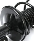 Close-up of front pair complete struts coil spring assembly shock absorber for Toyota Corolla 2009-2013 and Matrix 2011-2013 replacement.