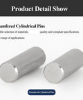 Close-up of 100Pcs 2Mm Stainless Steel Dowel Pins Shelf Support Pins Set For Furniture And Woodworking Beefy Heavy Duty Steel