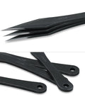 Close-up of Six Pack 9.4 Inch No Spin Throwing Spikes Set in Durable 420HC Stainless Steel for outdoor spike training.