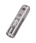 A4 Pro Titanium Keychain Flashlight Ultra Lightweight 0.85 oz Titanium EDC Torch With 650 Lumens, shown in a close-up view
